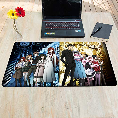 Mxdfafa MXDZA Anime Steins;Gate Large Gaming Mouse Pad Mat Keyboard Desk Play Mat 40cm X 60cm