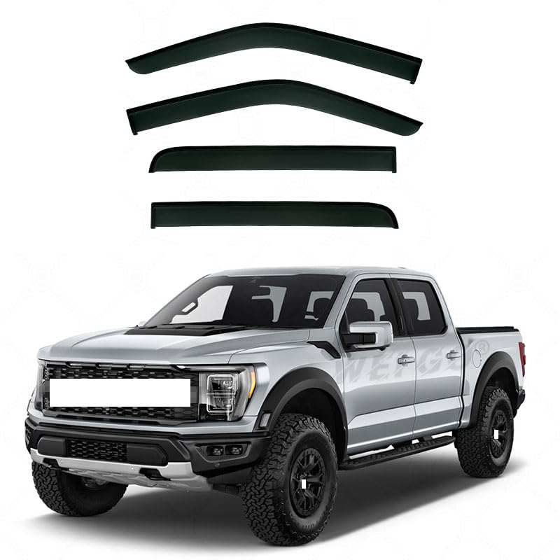 Déflecteurs de voiture pour F-ord F150 Raptor 2021+ pare-soleil pare-vent