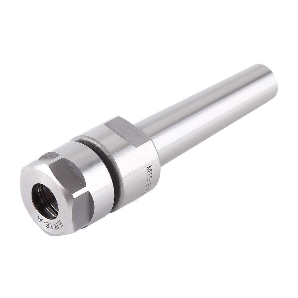 Akozon CNC MT2-ER16-50 MT2 Holder M10 Taper Collet Holder Herramientas de fresado