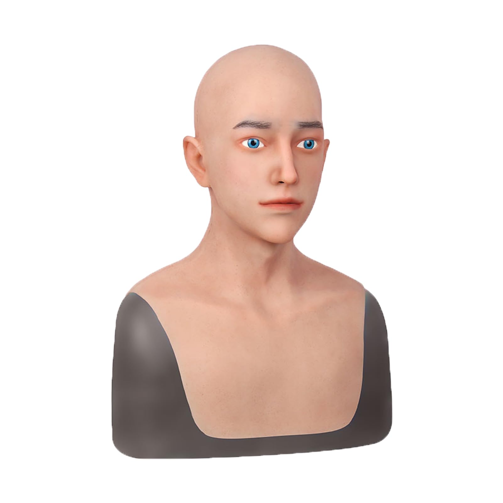 Masques RéAlistes en Silicone pour Hommes, Beau Visage Complet pour Jeunes Hommes, pour Cosplay, Costumes d'halloween