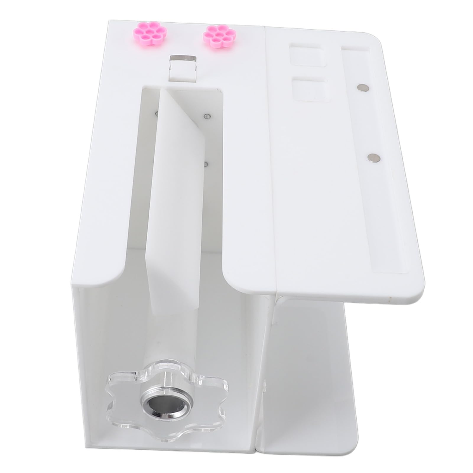 Maszyna do Kwitnienia Rzęs Trwały Akrylowy Separator Rzęs Automatyczne Kwitnienie dla Artystów 17,5x14x12,4cm (WHITE)