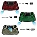 immagine 1YOUKUKE Tastiera Meccanica 2. Tastiera 4G Arcobaleno Retroilluminato C Flymouse 94 Tasti Mouse Touch Wireless con Telecomando Combinato per Desktop Laptop Car TV Htpc Grande Schermo Smart