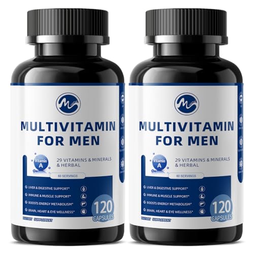 Multivitamin for Men - Methylated Multivitamin Supports Energy & Metabolism, Liver & Digestive*,...