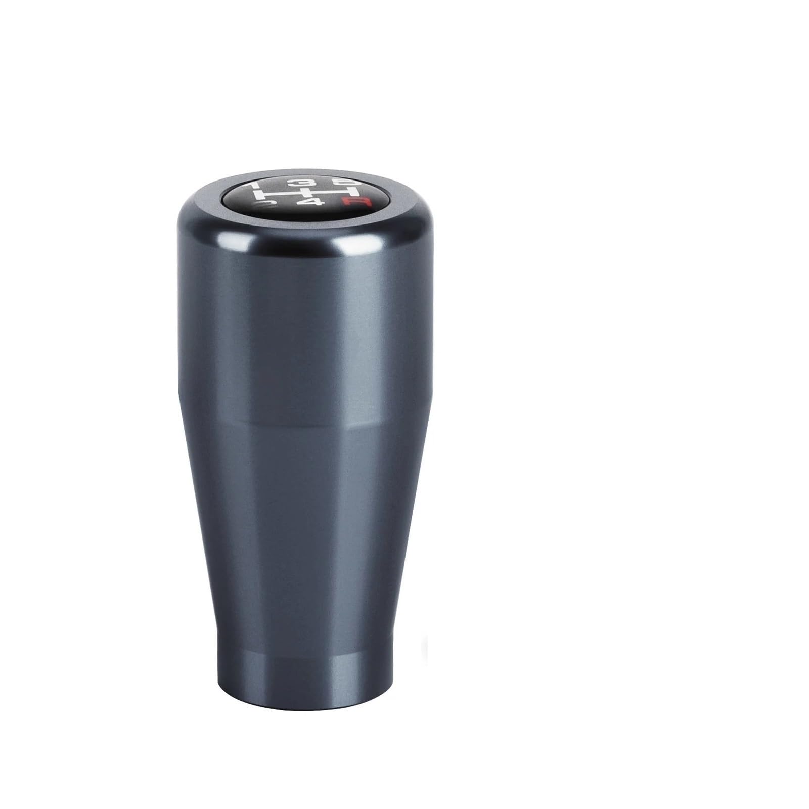 Jeocoai Gray Car Gear Knob 5Speed Gear Shift Knob Aluminium Universal Racing Lever M8 M10 M12 For Manual Transmission Level(Gray)