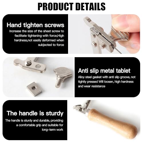 yotutun Laubsäge Dekupiersäge, Metallsäge Bogensäge, Dekupiersäge Juweliersäge, Verstellbare Laubsägen für Holz, 12 Stück Laubsägeblätter, Perfektes Werkzeug für verschiedene Projekte