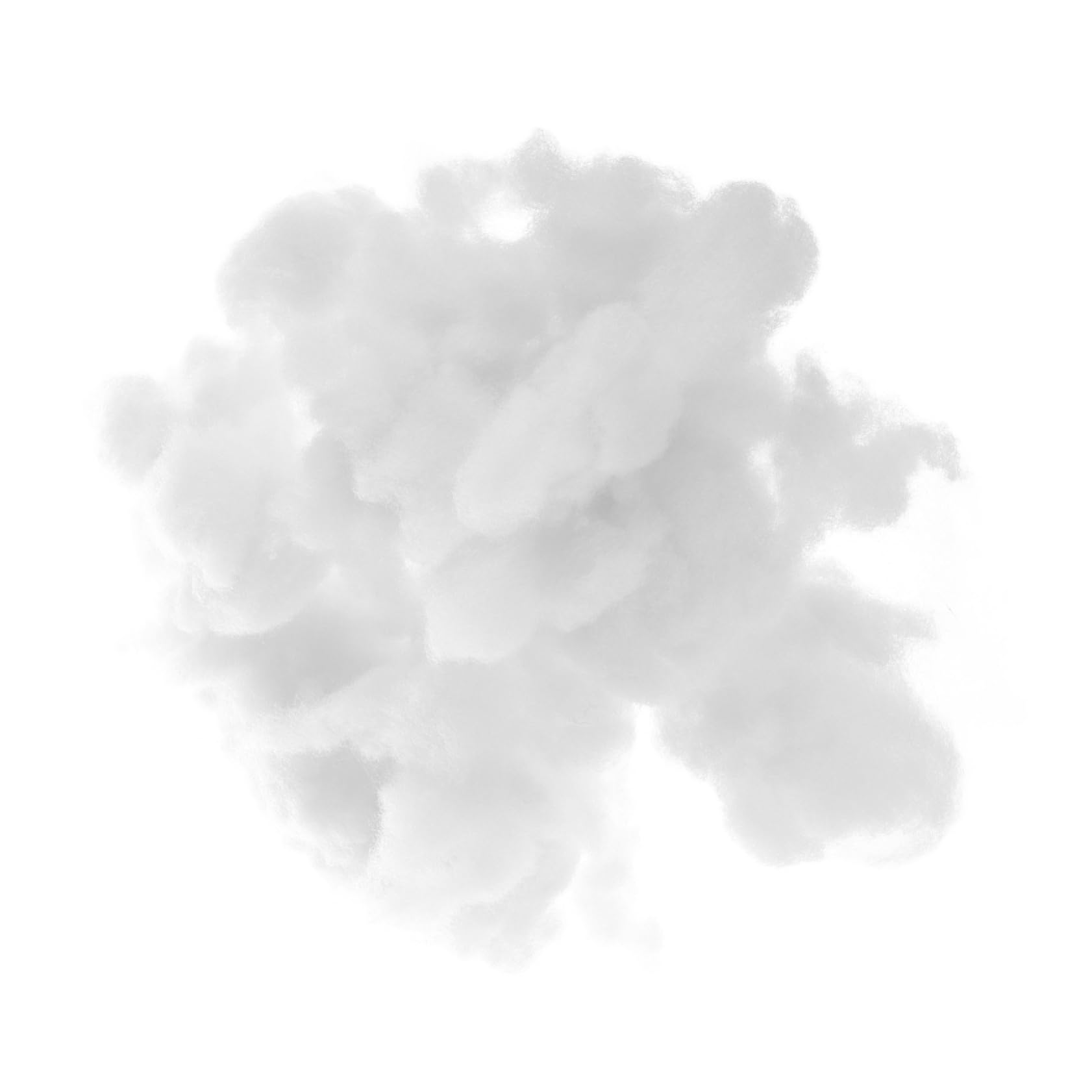 Unomor High Elastic Pp Cotton Pillow Filling Stuffed Animal Filling for Cloud Ceiling Decor DIY Craft 500g Fiber Fill Stuffing