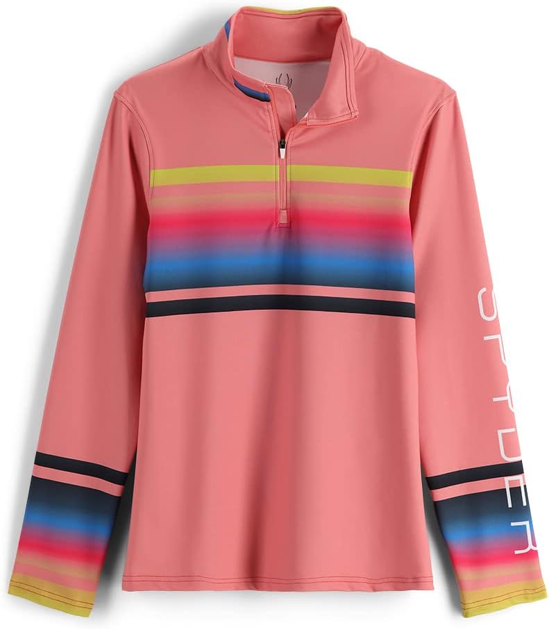 Spyder Womens Ombre Half Zip T-Neck