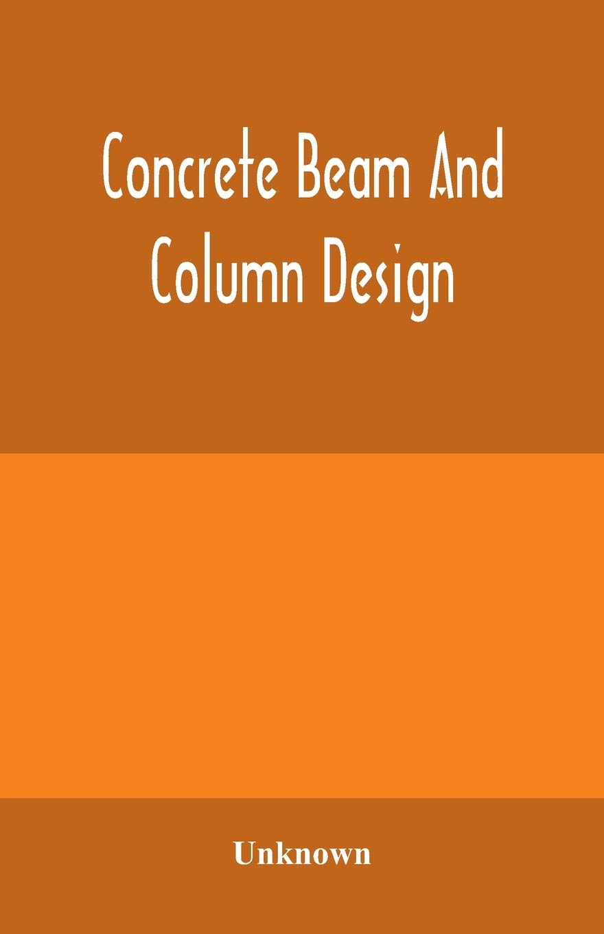 Concrete beam and column design