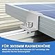 8 Stück Solarpanel Halterung, Z Winkel Befestigung Solarmodul, Solar Endklemme 35 MM, Modulklemmen Solar, PV Modul Halterung für Balkonkraftwerk, Ziegeldach, Flachdach, Wohnmobil