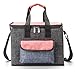 Bolsa termica 20litro, grande Bolsa nevera para picnic almuerzo camping playa barbacoa, Gray & Rojo (Gray & Rojo--20L)