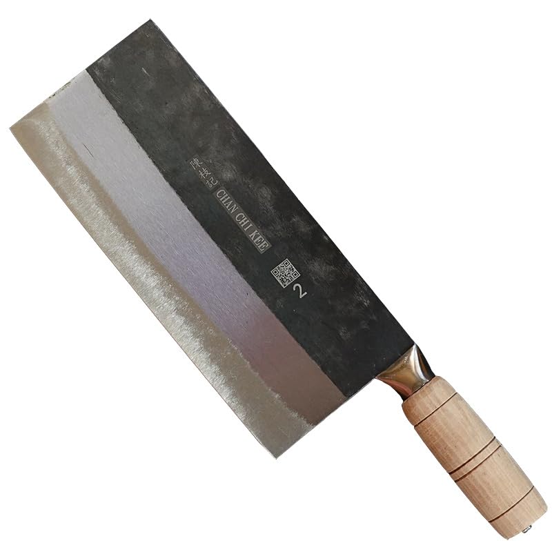 Amazon.co.jp: 中華包丁 陳枝記 香港製 桑刀（薄刃） 22cm ハガネ