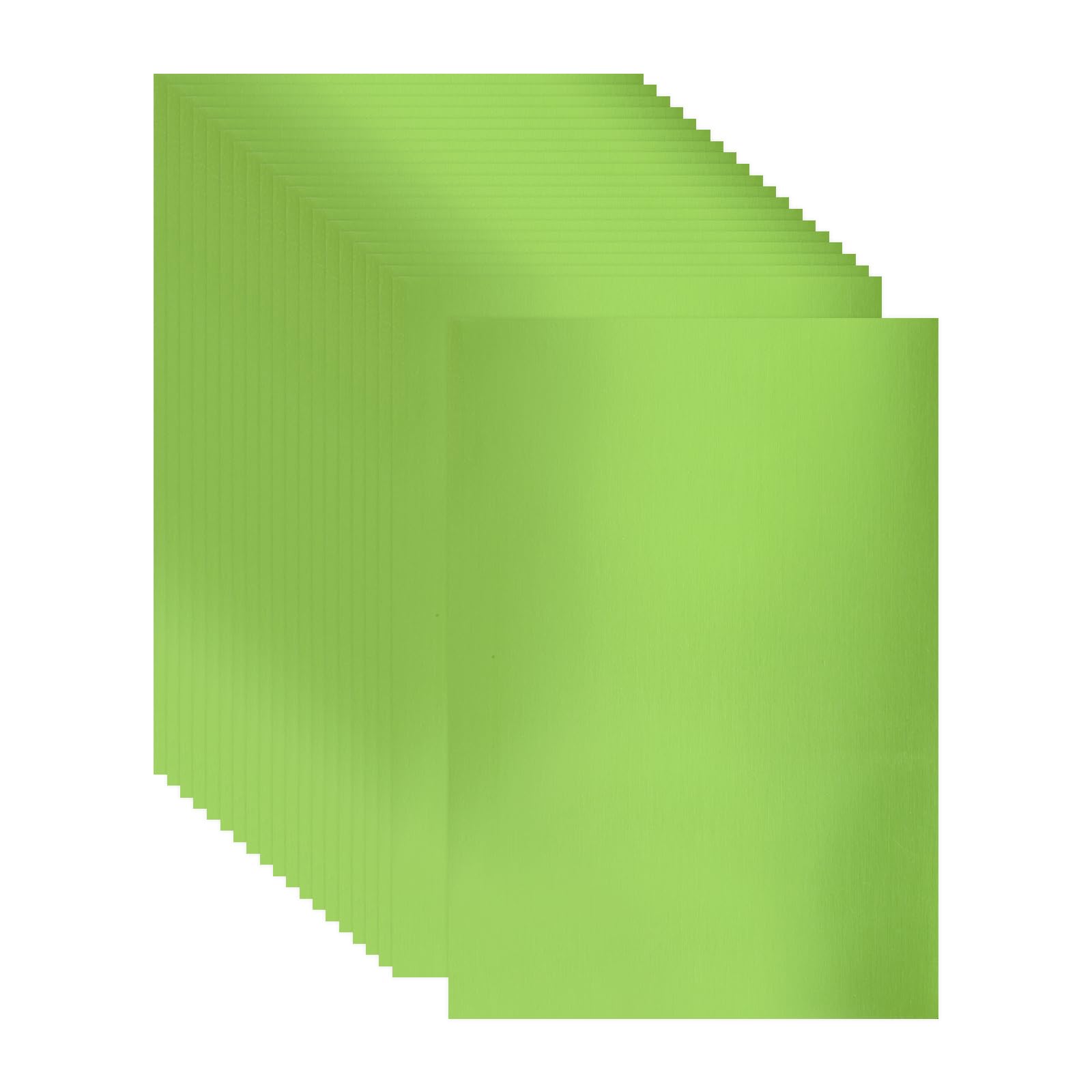 sourcing map 20 Sheets Metallic Foil Paper, A4 Thick 250gsm Cardstock Foil 8.3" x 11.7" Shiny Mirror Glitter Paper Sheets for Crafts Scrapbooks Cards Party Decorations, Light Green