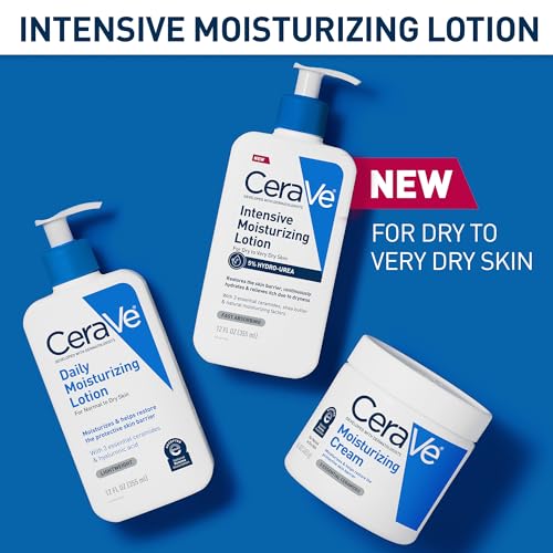 CeraVe Intensive Moisturizing Lotion | Hydro-Urea + Shea Butter | Body Lotion For Dry Skin | Relieves Signs Of Extra Dry Skin | Non Greasy Hydrating Lotion For Rough, Tight, Red & Itchy Skin | 16oz - Image 3