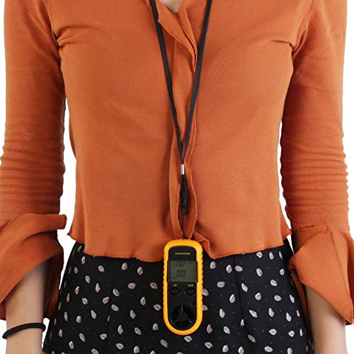 Anemometer met LED-achtergrondverlichting, windsnelheidsmeter, digitaal -10 ℃ ~ 45 ℃ / 14 ℉ ~ 113 ℉ Windthermometer… - Image 6