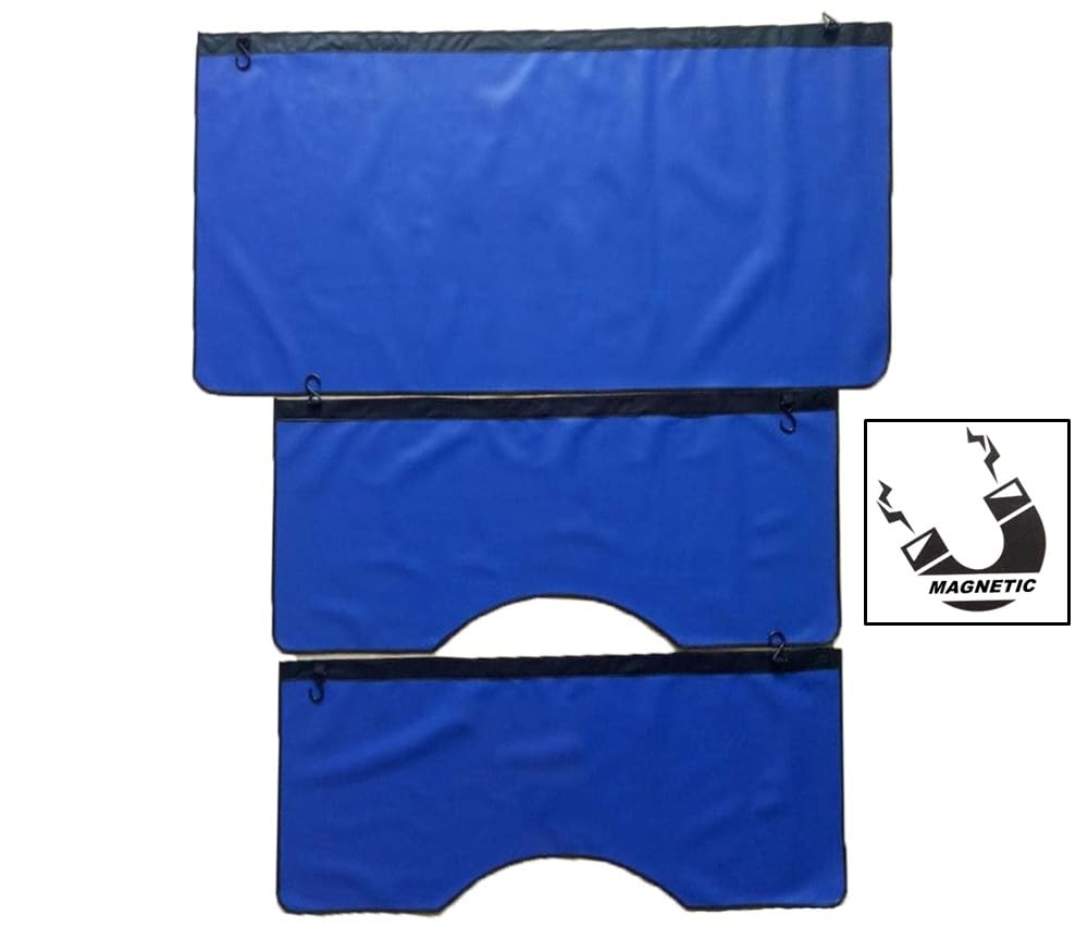 Generico Set 3 PZ Telo Magnetico Copertura Protezione per PARAFANGO E Frontale CARROZZERIA dell' Auto