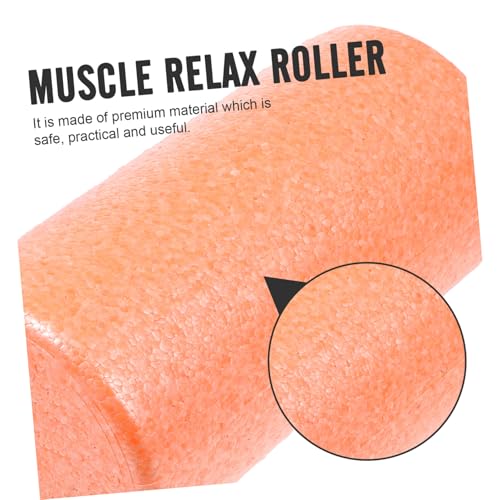 Yoga Muscle Relaxing Foam Roller, material EPP, 30x15cm, rodillo naranja para masaje y relajación muscular, accesorio para yoga en casa para terapia de tejido profundo miniatura 3