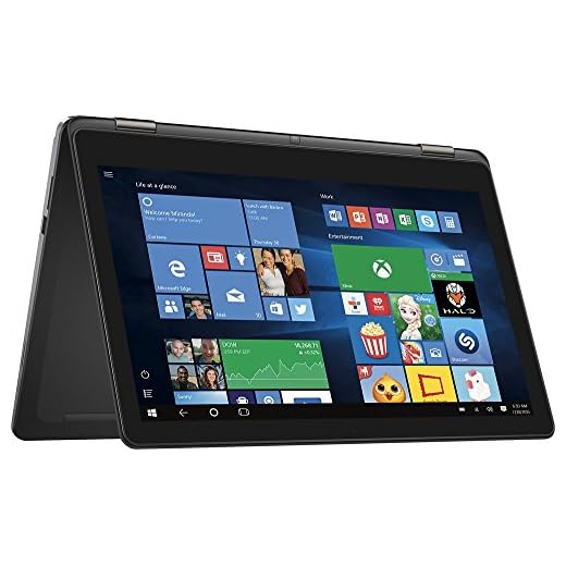 2016 DELL Inspiron i7568 Flagship High Performance 2-in-1 15.6" 4K Ultra HD Touchscreen Convertible Laptop PC, Intel Core i7-6500U Processor, 8GB RAM, 1TB HDD, Backlit Keyboard, Windows 10