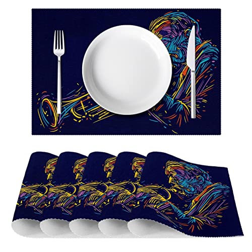 Set de table jazz pour protéger vos meubles des taches - 3