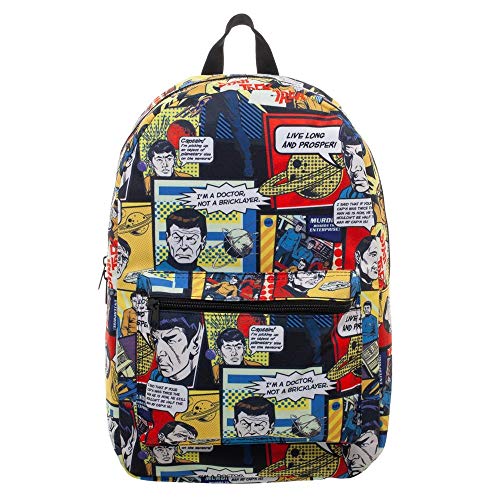 STAR TREK Mochila Todo la impresión cómica Bq1Wd8Sta Sublimada Nueva Licencia