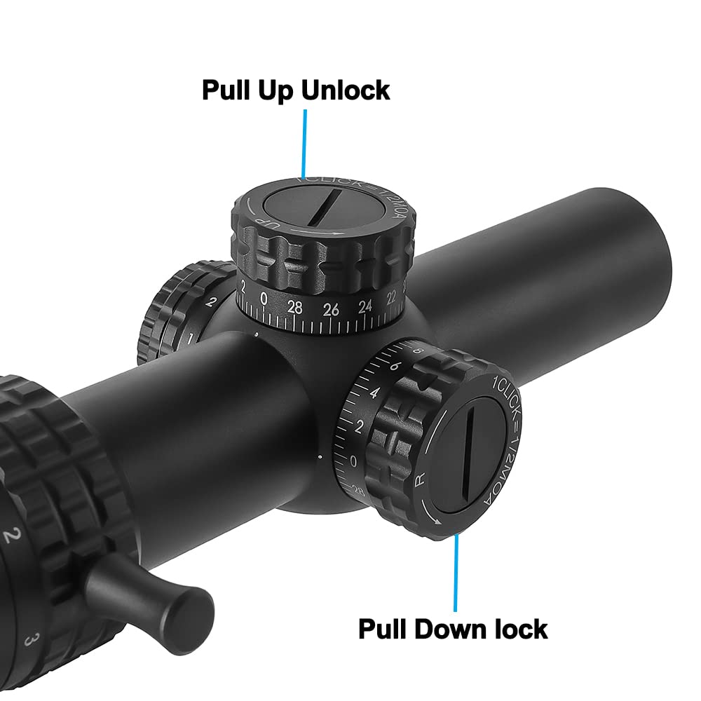 Paike Rifle Scopes 1x-4x Fixed Dual Purpose Scope With Mini Red Dot Sight