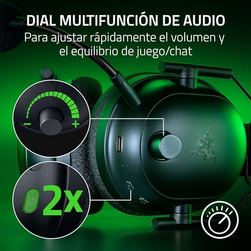 Image of Razer BlackShark V2 Pro Wireless Headset for Xbox, 50mm Driver, Broadband Microphone, Noise Isolating Ear Pads for Xbox, PS5, PC, Mac, Bluetooth, USB-C Black