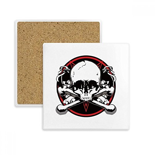 Coaster tasse pirate multicolore pour soiree apero et decoration de table