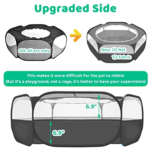 Amakunft COVER1 Guinea Pig Playpen With Cover, Bunny Playpen With Top, Rabbit Pop Up Playpen thumb #3