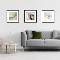 Vista 4 de Marco de fotos negro de 15 x 15 pulgadas para montaje en pared de fotos de 11 x 11 pulgadas, 1 unidad