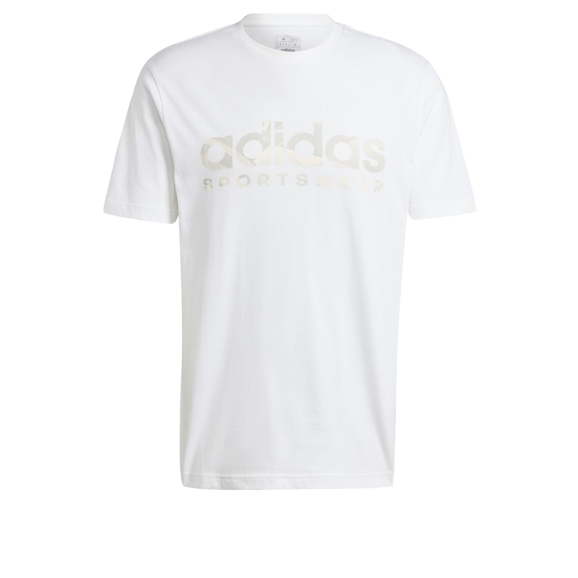 adidas House of Tiro Summer Linear Short Sleeve T-Shirt M White
