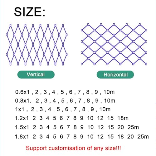 Filet de sécurité en maille d'acier inoxydable flexible protection balcons 1x8m - 7