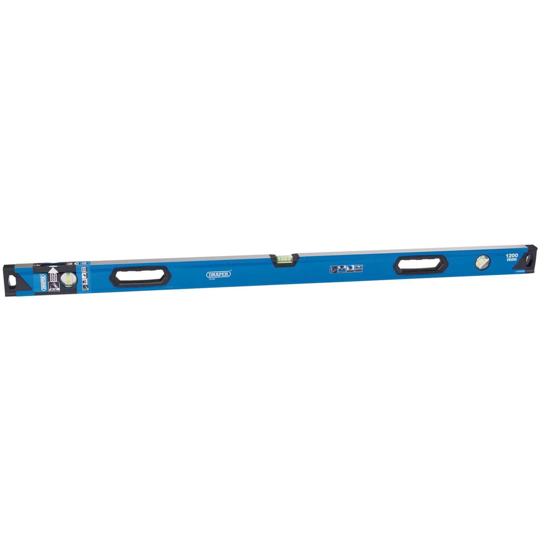 Draper Box Section Level With Side View Vial, 1200Mm