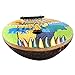 Kalimba Coconut Shell Body Amplify the Sound Steel Tines Give Resonant Sound Amazing Clear Musical Notes Soothing Tones Can Be Played for Meditative Calm Relaxation Unique Décor (Coconut, Elephant)