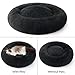 BEDSURE Katzenbett waschbar Flauschiges Hundebett - Ø 50 cm Rund Kissen, Katzenschlafplatz für Katzen Kleine Mittelgroße Hunde, Plüsch Katzenkissen Rund Kuschelbett Katzen Bettchen, Dunkelgrau
