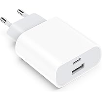 Caricabatterie USB C Caricatore per iPhone 15, 14 , 13, 12 , 11 , Pro, Max, Mini, SE, X, XR, XS, 20W USBC Rapido Alimentatore Presa Spina Ricarica Adattatore Muro Carica Spinotto