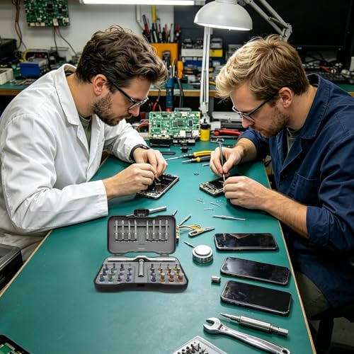 Tournevis à cliquet contre les vis bloquées : coffret de réparation auto - 4