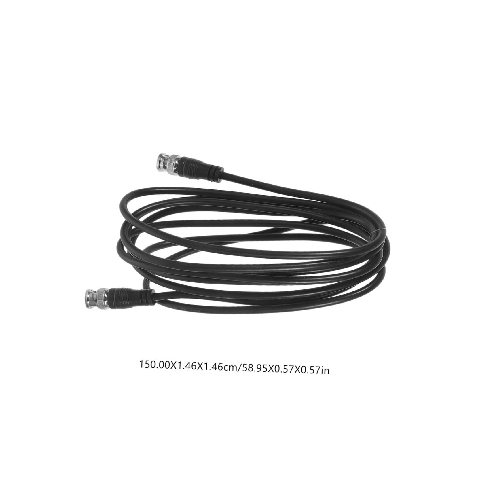 HOMSFOU 3m Male to Male Coaxial Cable Sturdy Extension Wire for Camera Security Camera S-