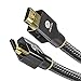 Atevon 4K HDR HDMI Cable [15 feet, 18 Gbps], High Speed Gaming HDMI Cable, 5K@30Hz, 4K@60Hz, 2K@165Hz, 1080P@240Hz, HDCP 2.2, 3D, ARC HDMI for UHD TV, Blu-ray, PS4/3, Projector, Monitor