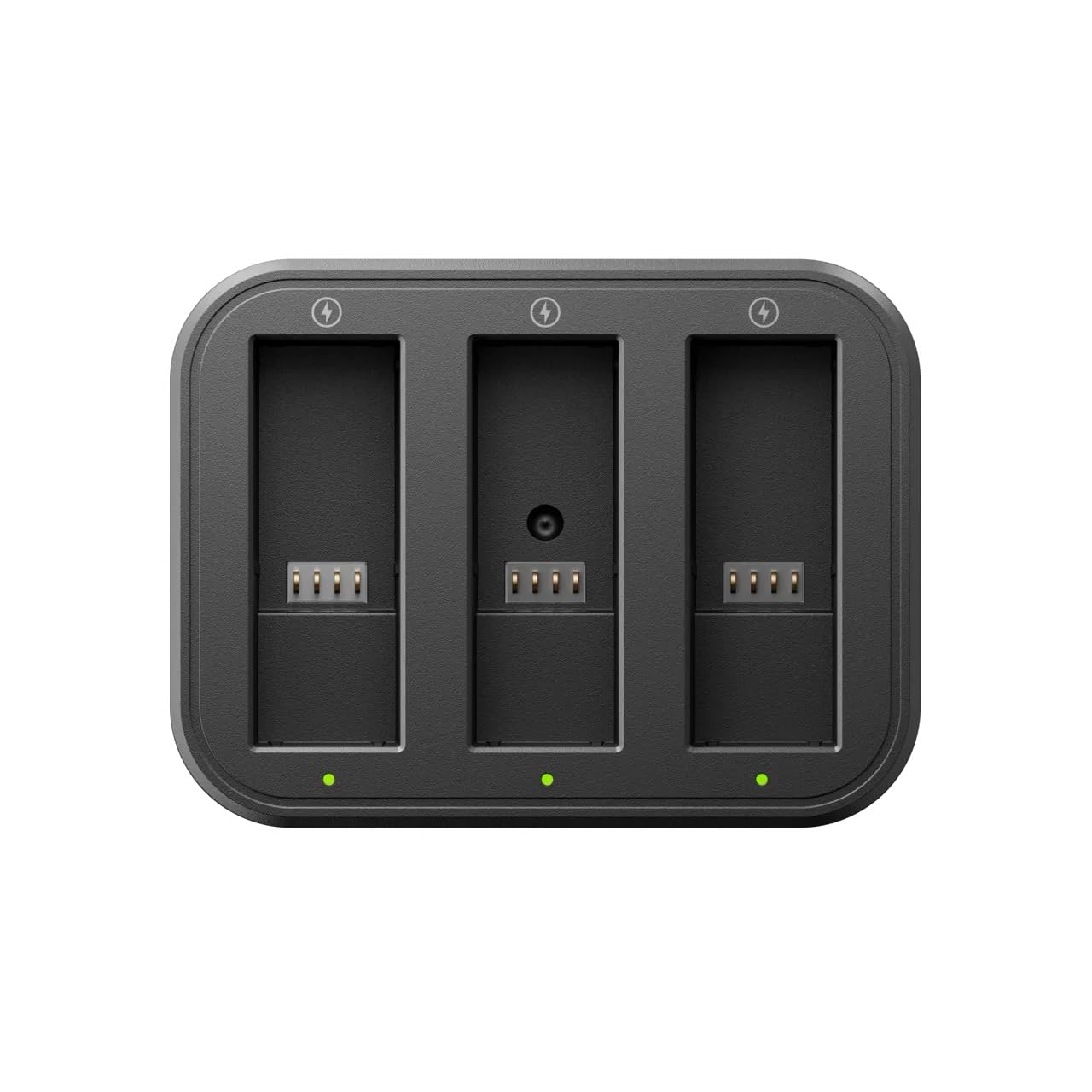 Insta360 Schnelllade-Hub, bis zu 3 Akkus gleichzeitig, kompatibel mit Ace, Ace Pro, Ace Pro 2, schwarz