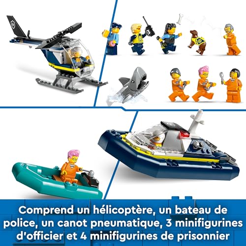 Lego City La Prison De La Police En Haute Mer 60419 Lego - vue 9