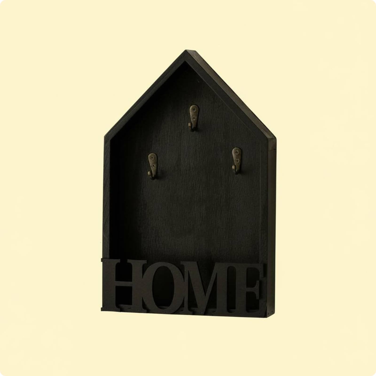 Key Cabinet Cabinet Decorative Entryway Key Shelf Nordic Style Black Home Key Holder-image-43