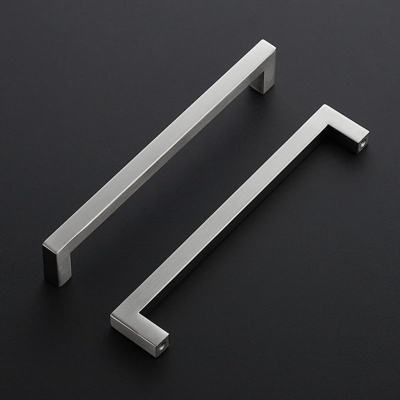 Ravinte Pack of 30 Cabinet Handles, 192 mm, Furniture Handles, Silver Handles for Kitchen Cabinets Cabinet Handles - Image 2