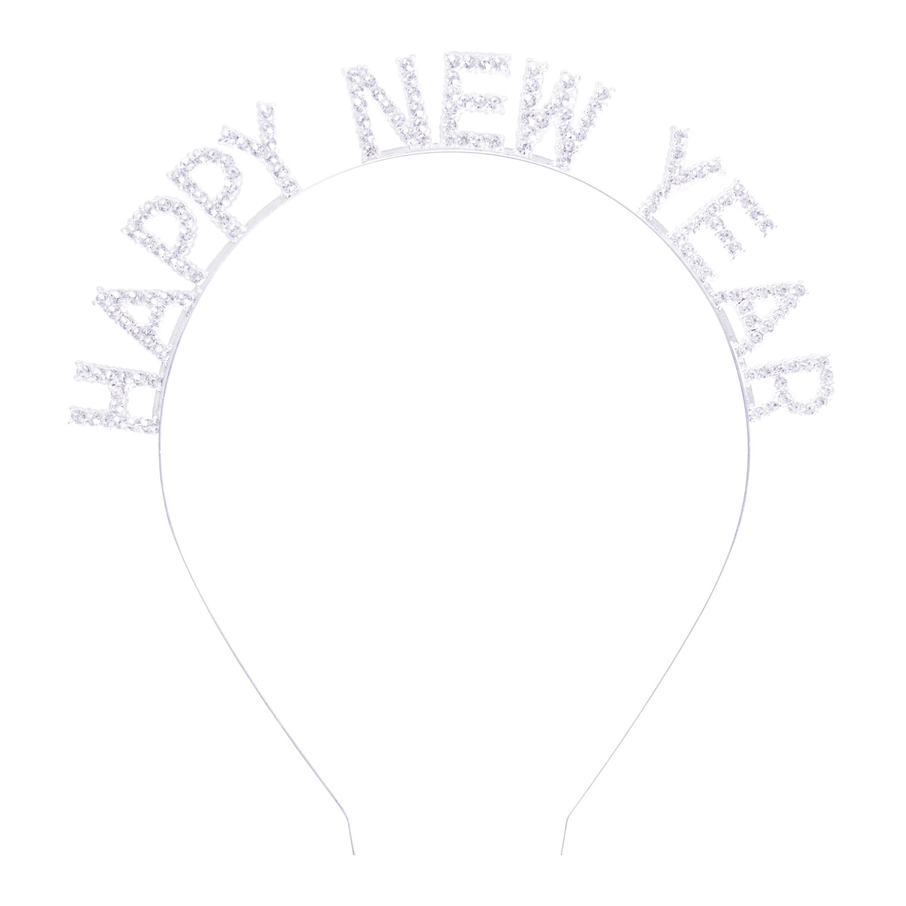 Bandeaux Happy New Year en strass Beistle 80242 serre-tête fête de Noël décoration cheveux