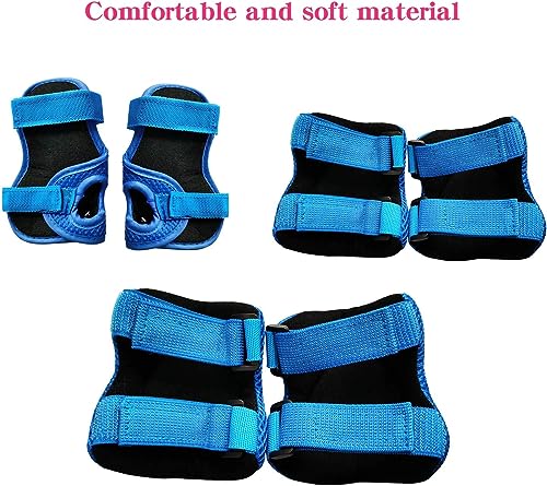 Kids/Youth Knee Pad Elbow Pads Wrist Guards Protective Gear Set for Roller Skates Cycling BMX Bike Skateboard Inline Skatings Beginner Scooter