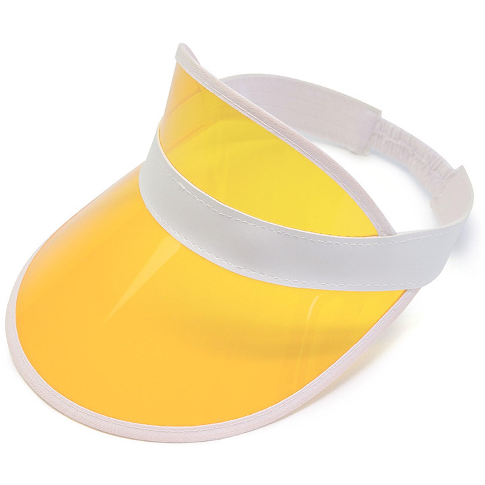 AYNKH Neon Sun Visor Hats Party Accessories Unisex Retro 80s Pub Golf Visor Fancy Dress for Women Men Beach Sports Carnival Bar Party (UK