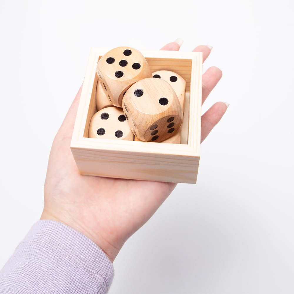 6 sztuk kwadratowe drewniane małe drewniane pudełko na drewno bez pokrywy drewniana kostka pojemnik 8 x 8 x 4 cm małe skrzynki na drewno do dekoracji domu, rośliny