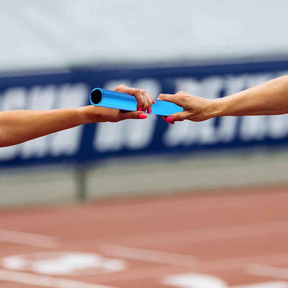 MiOYOOW 7 Pezzi Bastone da Staffetta in Alluminio per Atletica Leggera