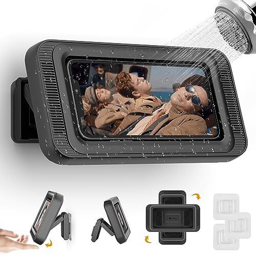 Waterproof Shower Phone Holder 360° Rotation - Wall Mount