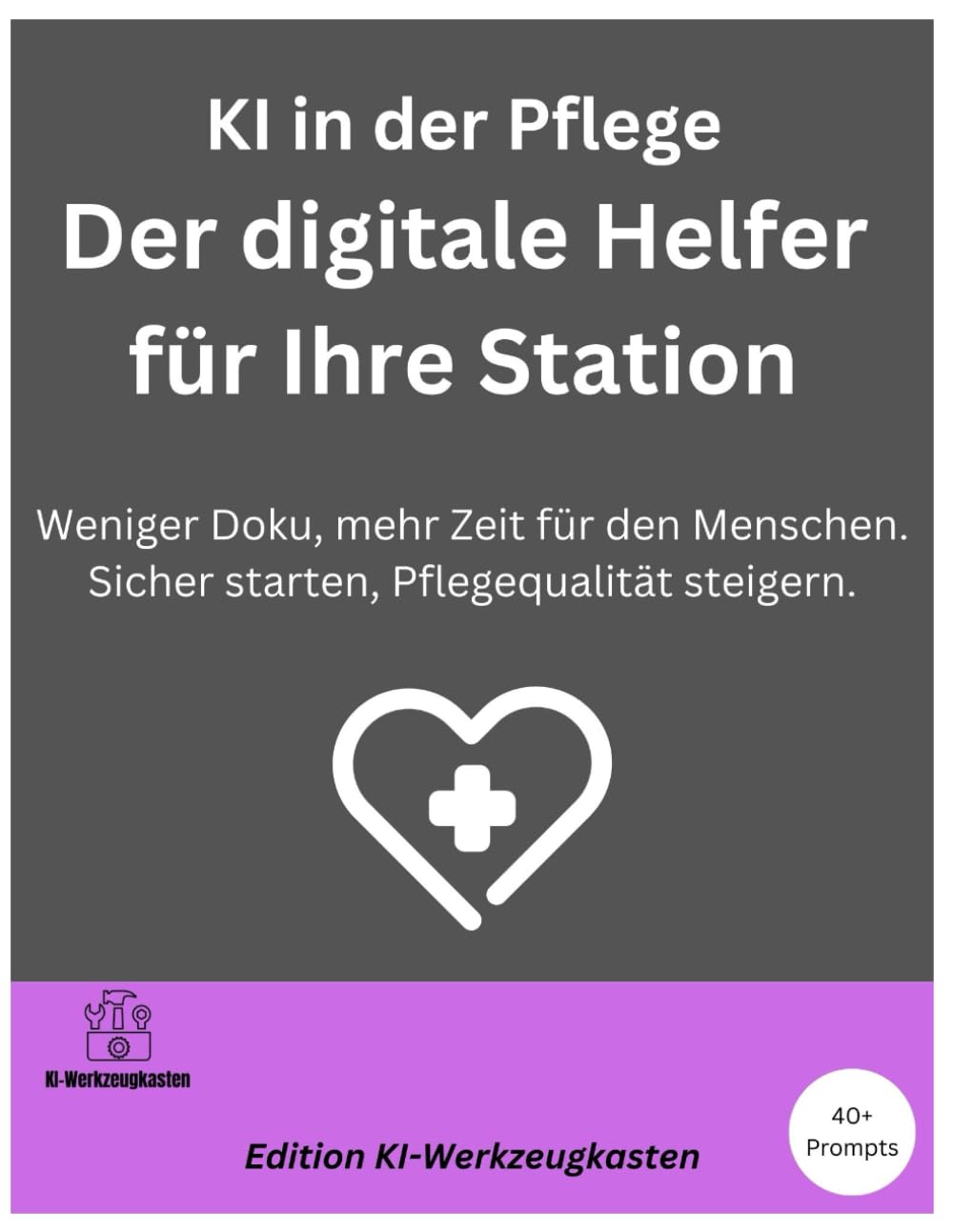 KI in der Pflege – Der digitale Helfer für Ihre Station: Weniger Doku, mehr Zeit für den Menschen. Sicher starten, Pflegequalität steigern. (Die KI-Praxis-Playbook Serie)