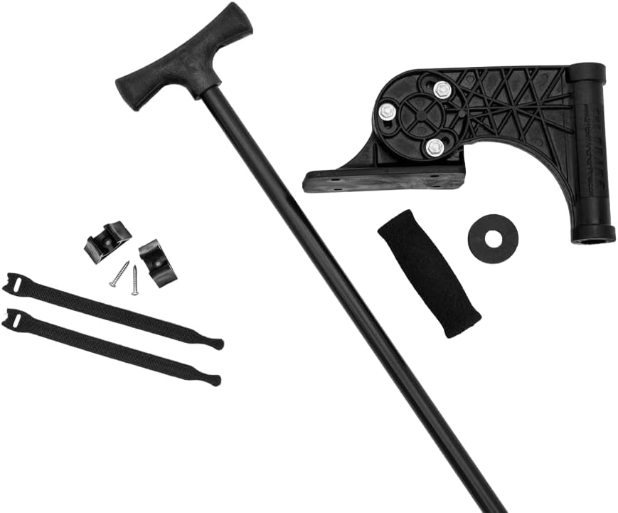 for Shallow Water- Brake Mount System and 8' Black Pin