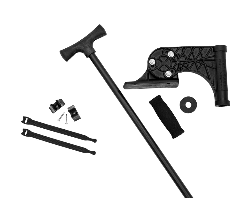 Stick It Anchor Pins for Shallow Water- Brake Mount System and 7' Black Pin